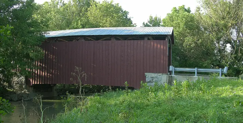 Landis Mill Covered Bridge, a wooden covered bridge in Lancaster County, Pennsylvania